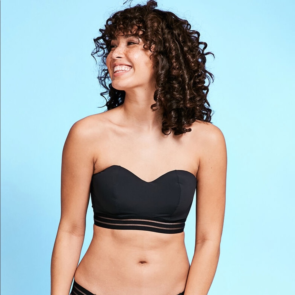 FIGLEAVES Icon Cara Black Underwire Bikini Top